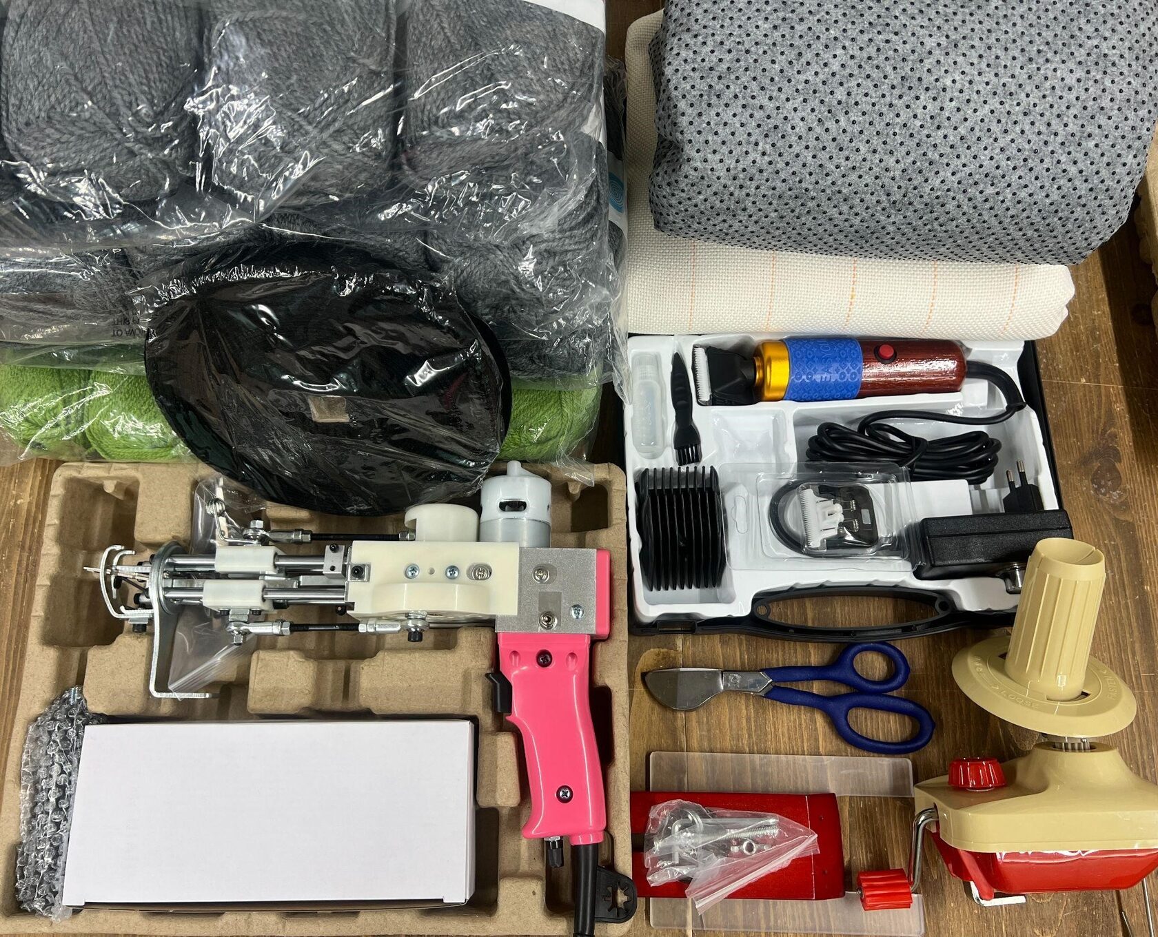 Набор для создания тафтинговых ворсовых ковров Максимальный-2