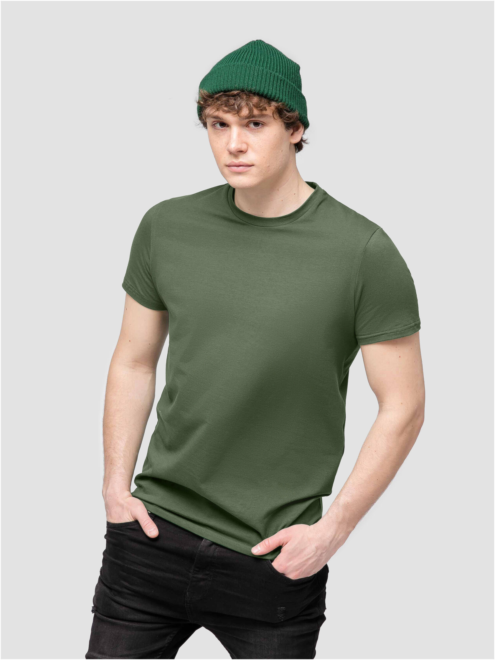 Футболка мужская классика Хаки