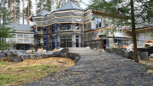 Строительство дома Дом в классическом стиле в Репино-парке — в классическом стиле, 605 м², 2 этажа