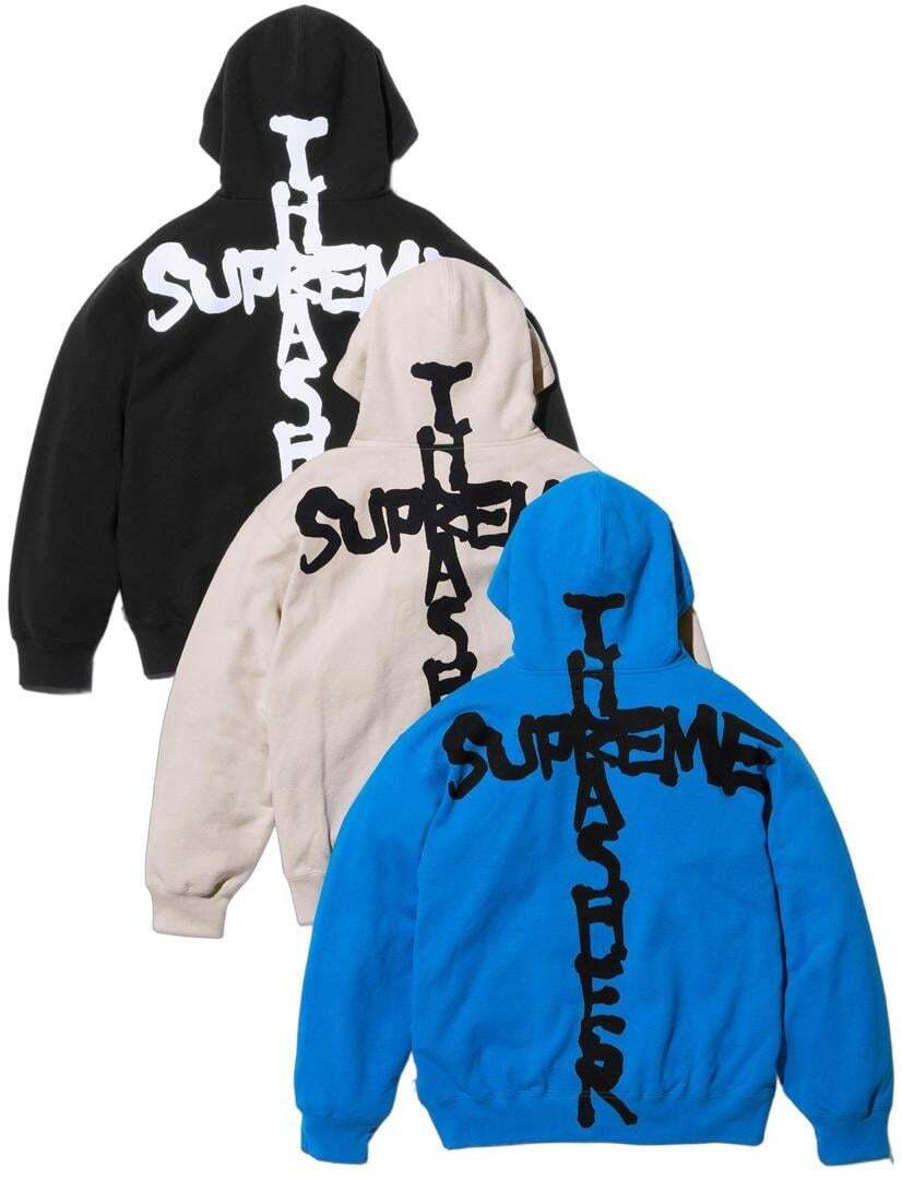 Supreme Thrasher Zip Up Hooded Sweatshirt Supreme