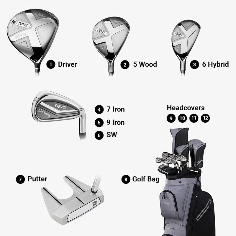 Комплектация Callaway Reva 8-Piece Black