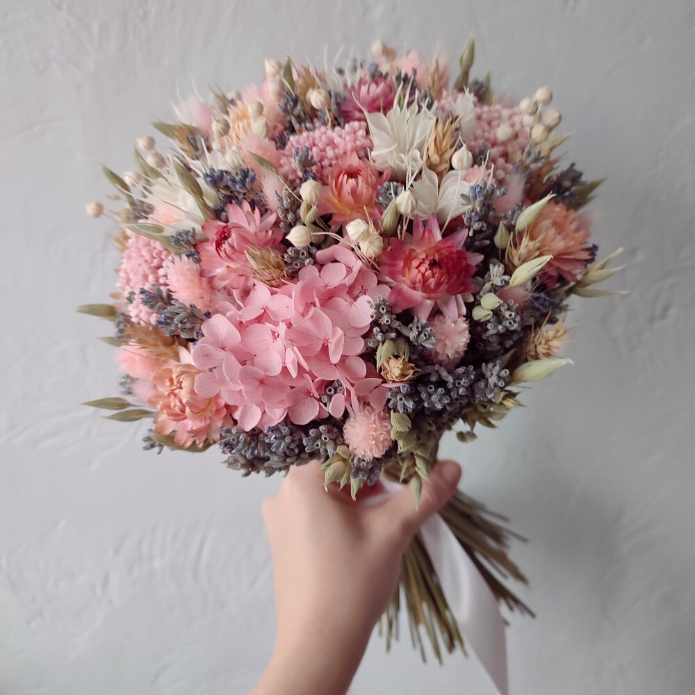 Букет из сухоцветов Чистое вдохновение