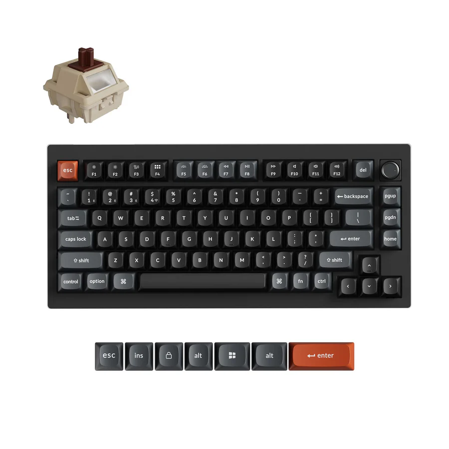 Keychron V1 Ultra 8K — кастомная механическая клавиатура 75%, 8000