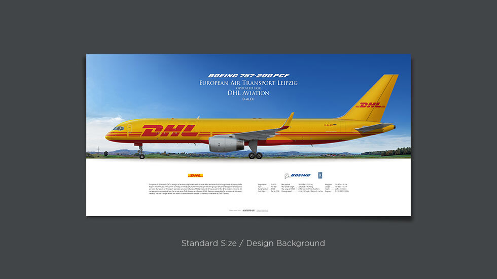EAT Leipzig Boeing 757 200 PCF D ALEU Aviaposter eat-leipzig-boeing-757-200-pcf-d-aleu-aviaposter