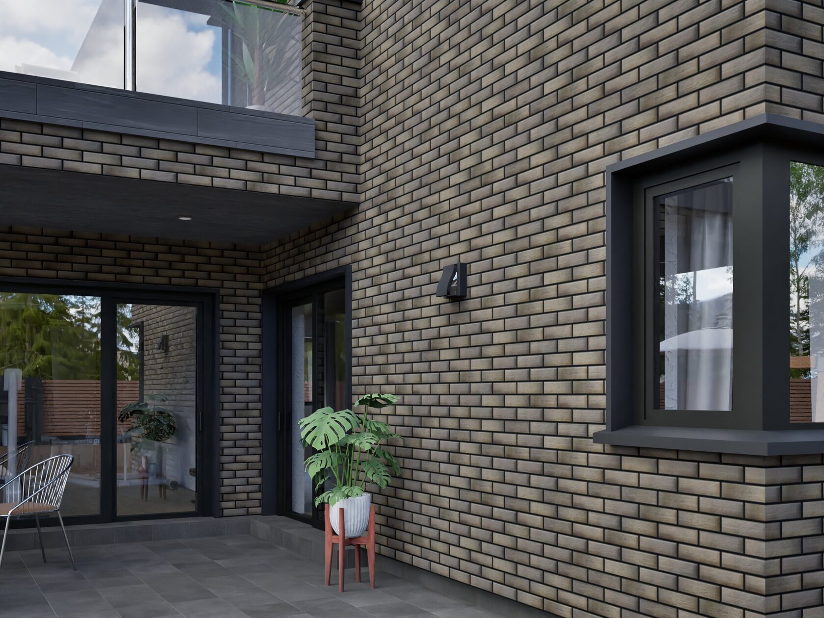 Термопанель BestPoint Ceramics RetroBrick Pepper — фото 10