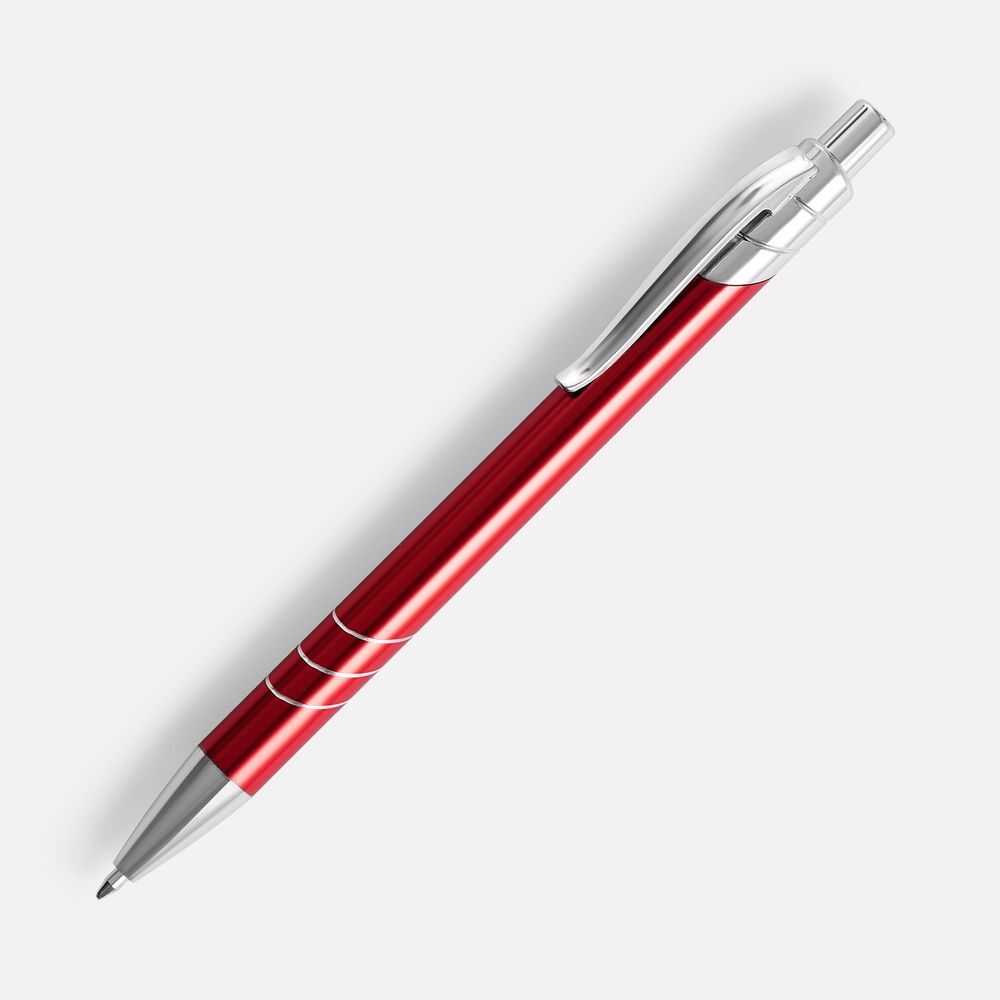 Ручка шариковая Undertone Metallic, красная