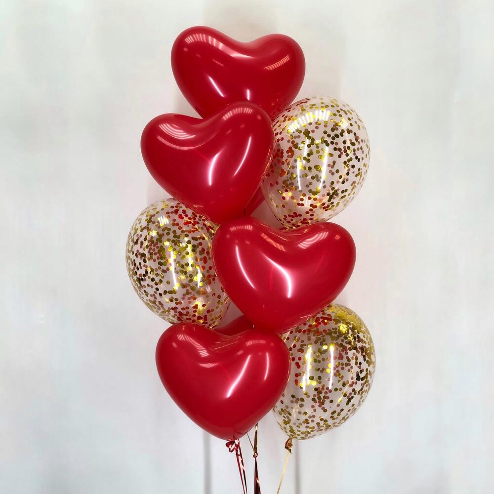 Купить набор «Шары Сет «Золотая любовь»» - доставка цветов в Омске