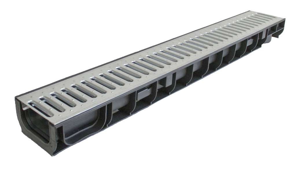 Лоток aqua-top с оцинкованной решеткой 1000*135*100а (арт. Лоток polymax basic лв-10. Водоотводные лотки оцинкованные. Водоотводный лоток ф100 l=4м. Лоток аквасток пластиковый.