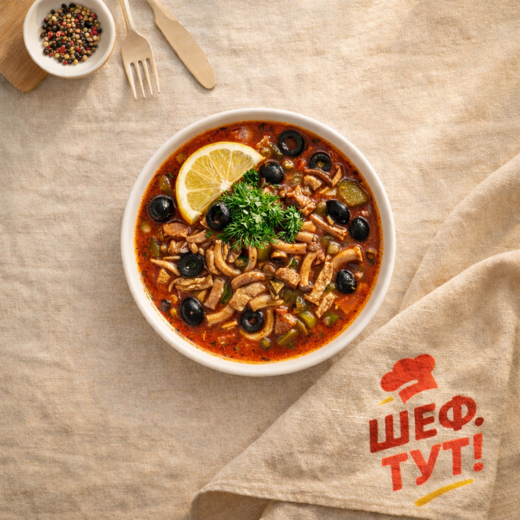 Солянка грибная