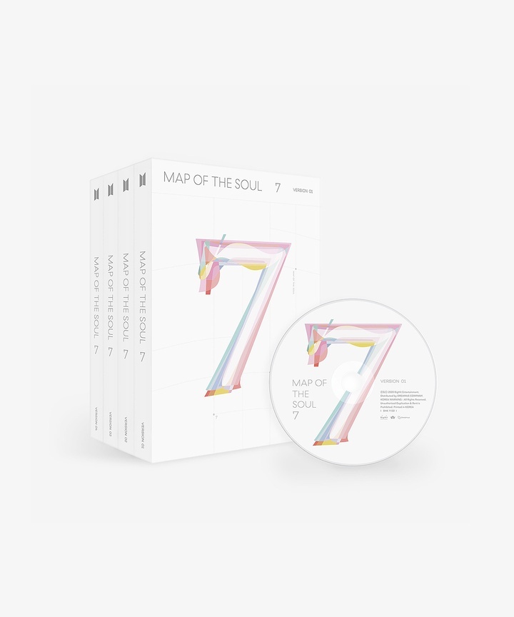 Оригинальный альбом BTS «Map Of The Soul: 7» — четыре версии и CD