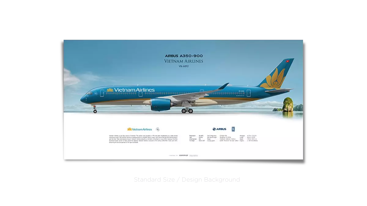 Vietnam Airlines Airbus A350-900 VN-A892 | Aviaposter