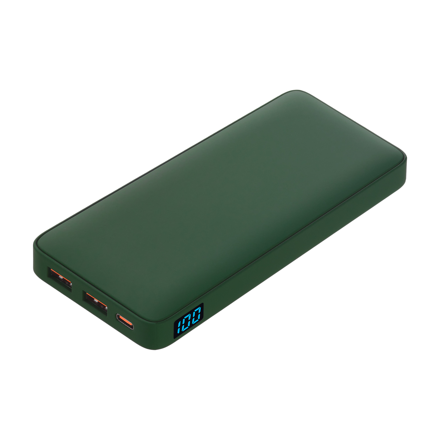 Внешний аккумулятор с подсветкой Ancor PD Plus 10000 mAh, зеленый — фото 1
