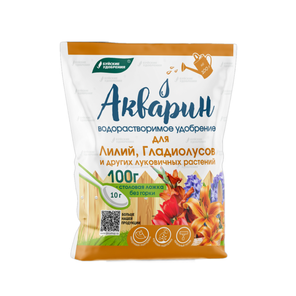 Акварин для лилий и гладиолусов, дой-пак 100 г