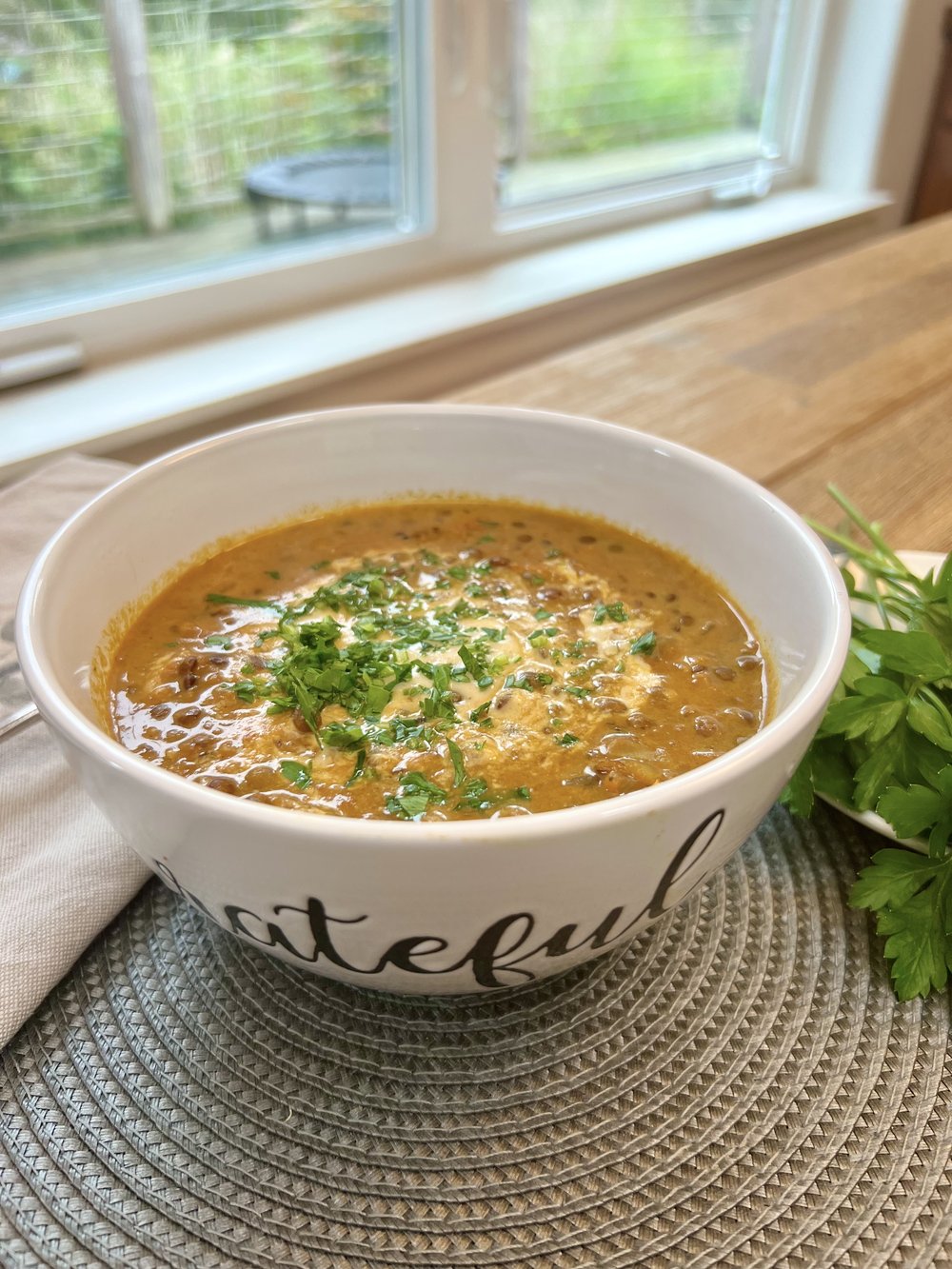 Lentil Soup with Garam Masala