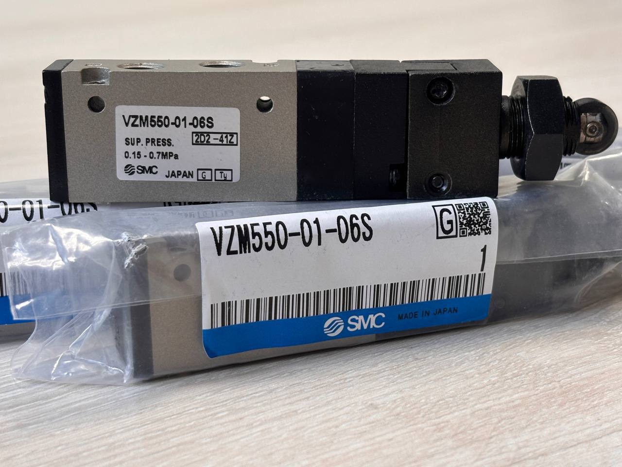 Пневмоклапанный распределитель в сборе (5-портовый) (арт. VZM550-01-06S)