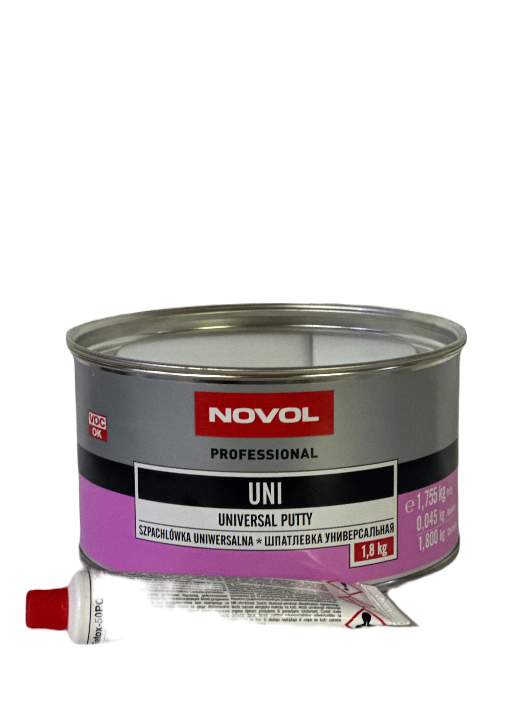 Шпатлевка Novol Uni универсальная 1.8 кг - 0.21