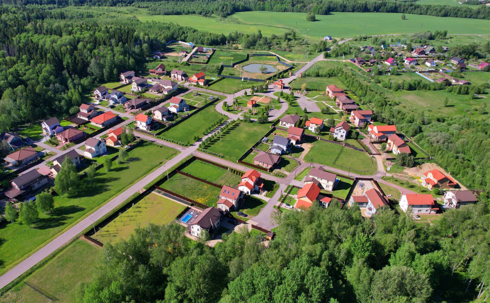 Коттеджный поселок История - Коттеджи