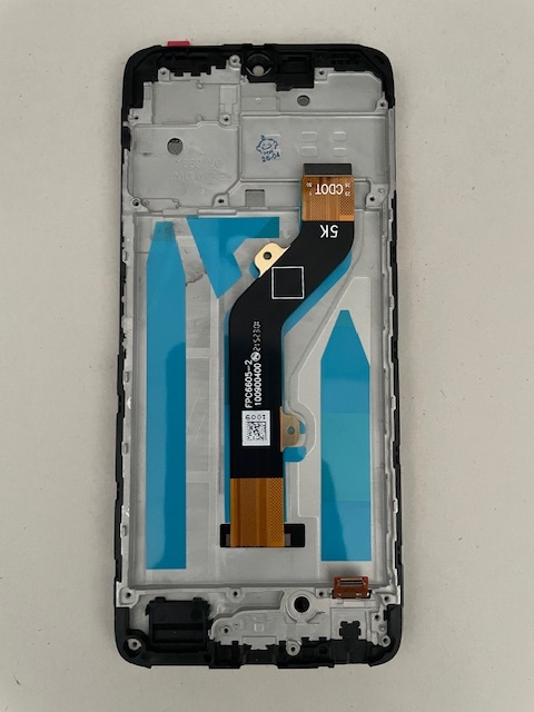 Дисплей с тачскрином Infinix Hot 30i (черный) оригинал в рамке