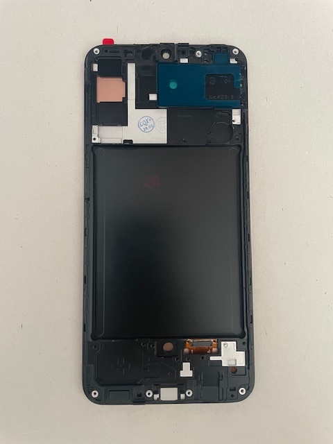 Дисплей с тачскрином Samsung (Самсунг) A30S / A307 OLED в рамке черный полный экран