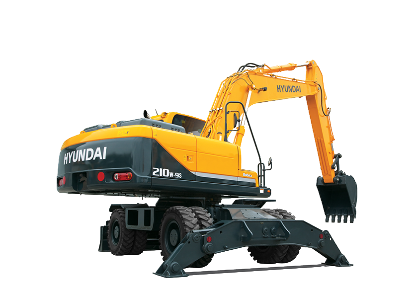 Hyundai R210W-9S yon tomondan