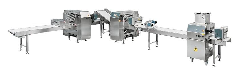 линия рондо для слоеных изделий. отсадка линии рондо. линия рондо smartline. линия рондо. Rondo оборудование.