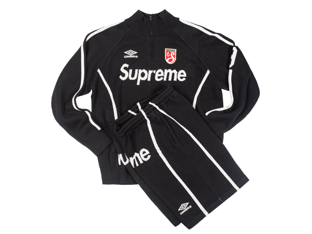 Купить Sweater Zip Up Supreme x Umbro Black в A3BOOTS | Новинки