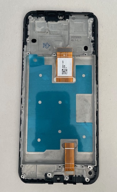 Дисплей с тачскрином Huawei Honor X7A 100% ориг. В рамке БЕЗ АКБ черный