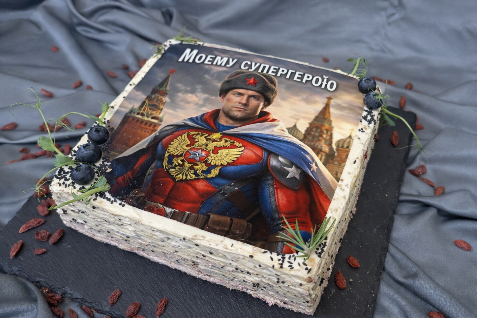 Мясной торт с Вашим изображением Мясной торт с Вашим изображением