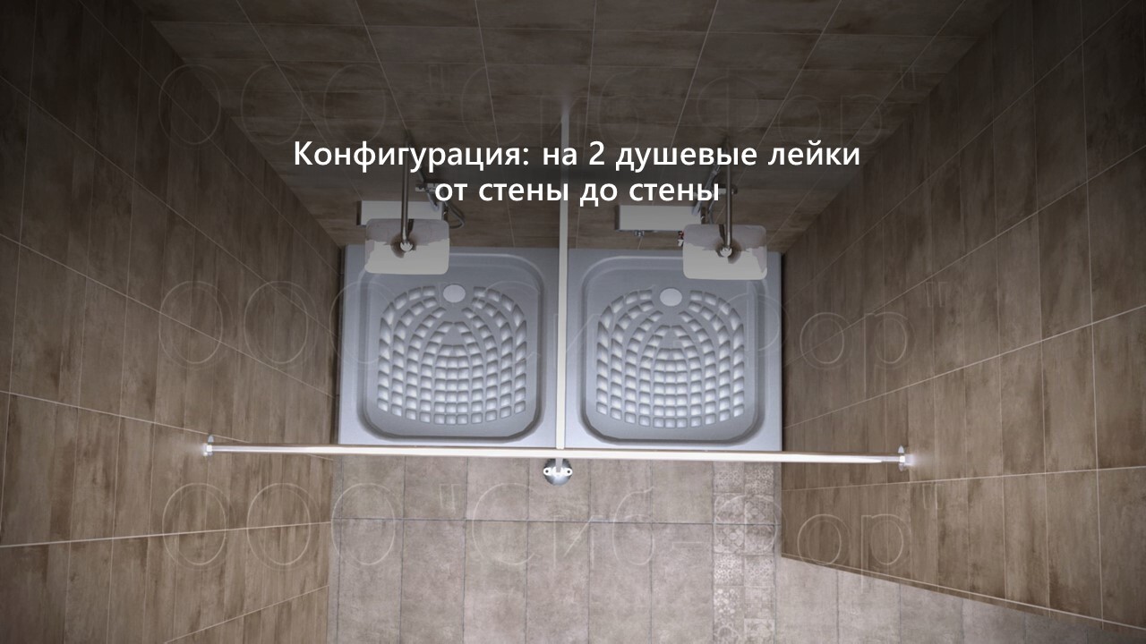 Душевые перегородки из сэндвич-ПВХ