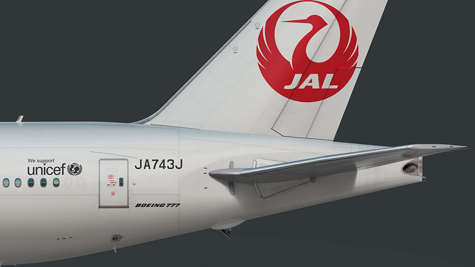 Japan Airlines Boeing 777-300ER JA743J | Aviaposter