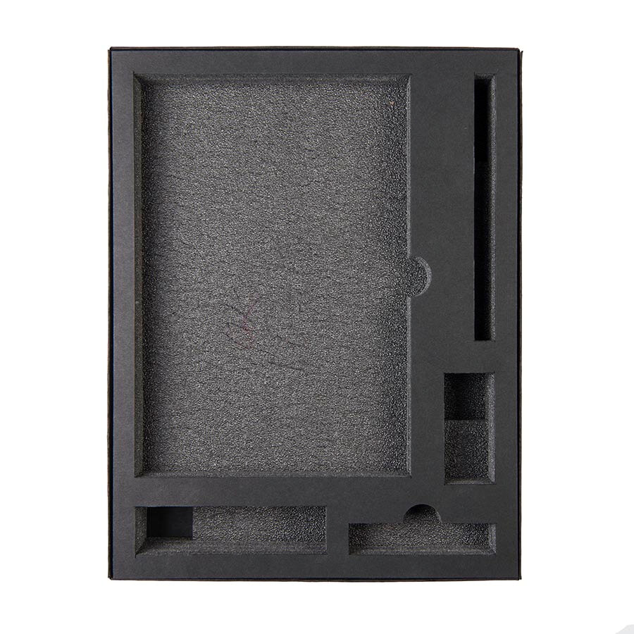 Коробка "Tower", сливбокс, размер 20*29*4.5 см, картон черный,300 гр. ложемент изолон — фото 1