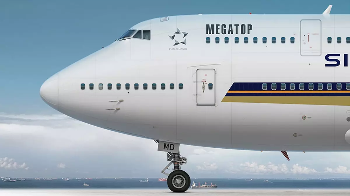 Singapore Airlines Boeing 747-400 9V-SMD | Aviaposter