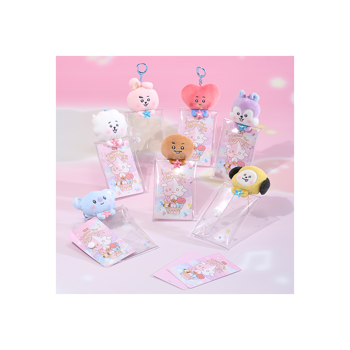 Плюшевые брелоки BT21 — официальный мерч BTS