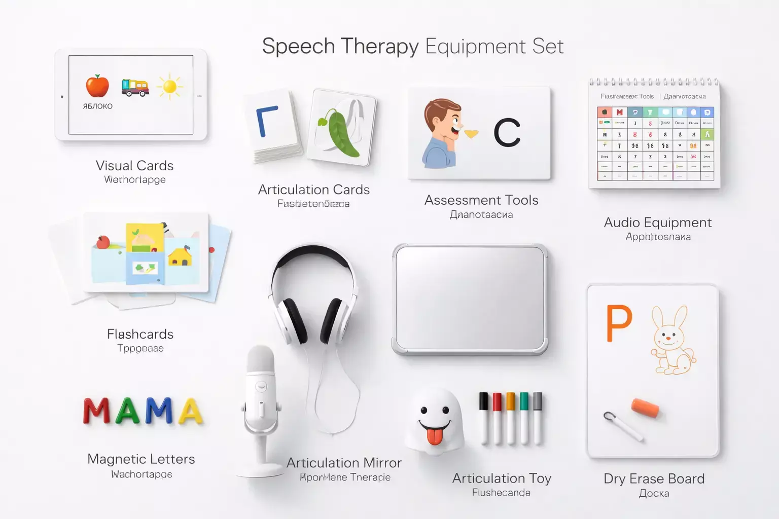 Состав кабинета логопеда