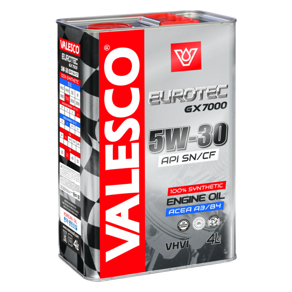 VALESCO EUROTEC GX7000 SAE 5W-30, API SN/CF - VALESCO