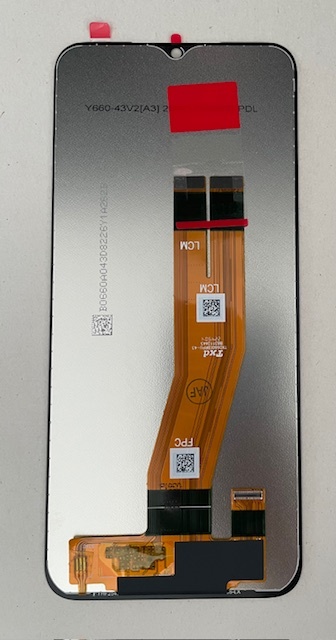 Дисплей с тачскрином Samsung (Самсунг) A145 / A14 4G (сервисный 100% оригинал) (черный) без рамки