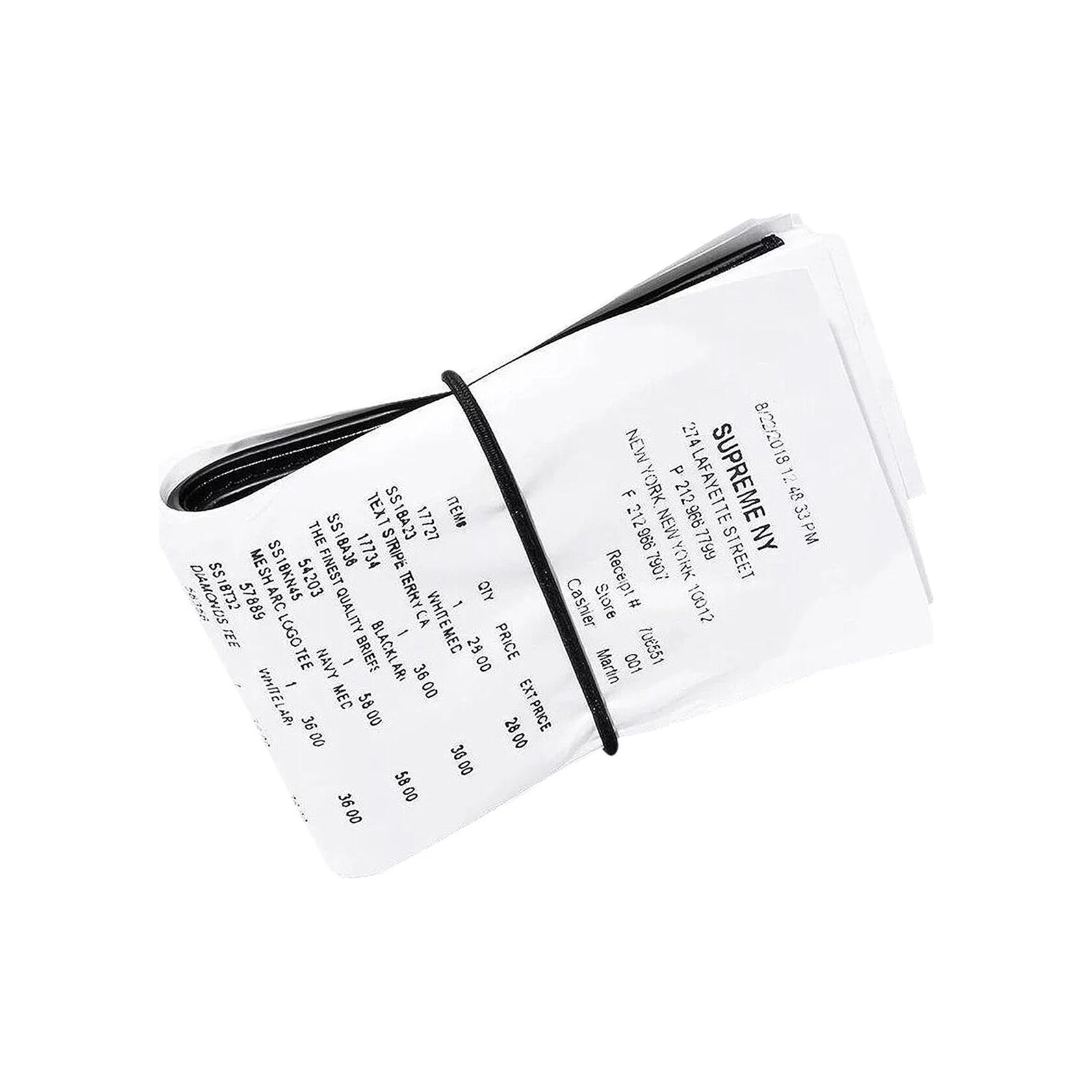 S*様 Supreme×MM6MaisonMargiela Receipt Wa Supreme x Maison Margiela Receipt Wallet White