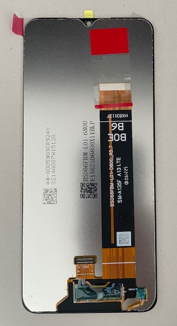 Дисплей с тачскрином Samsung (Самсунг) A135 (сервисный 100% оригинал) (черный) без рамки