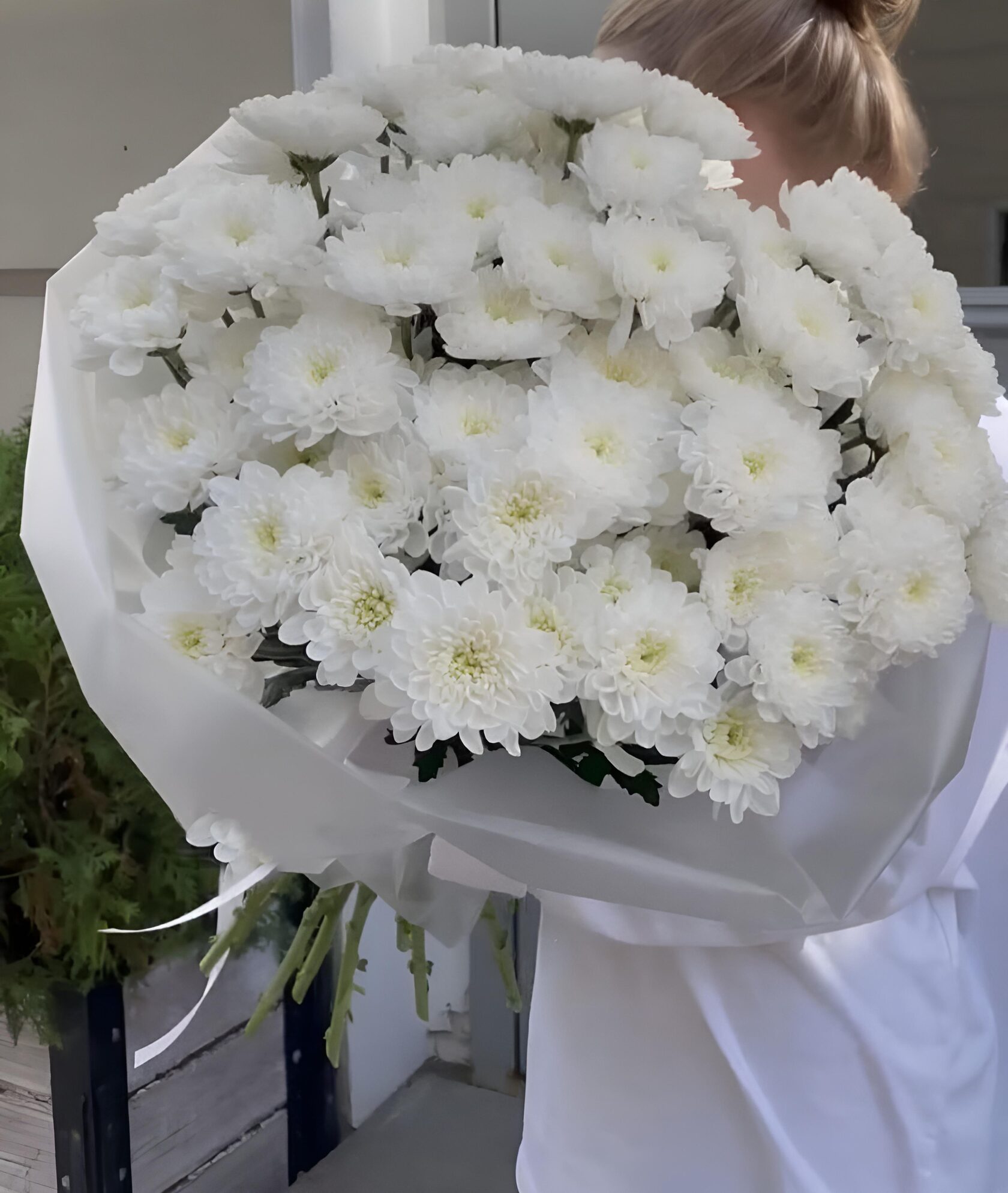 Букет из белых цветов