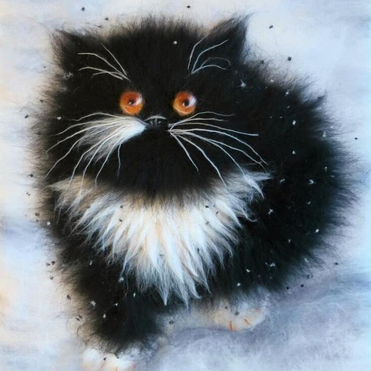 Мастер класс рисуем котика
