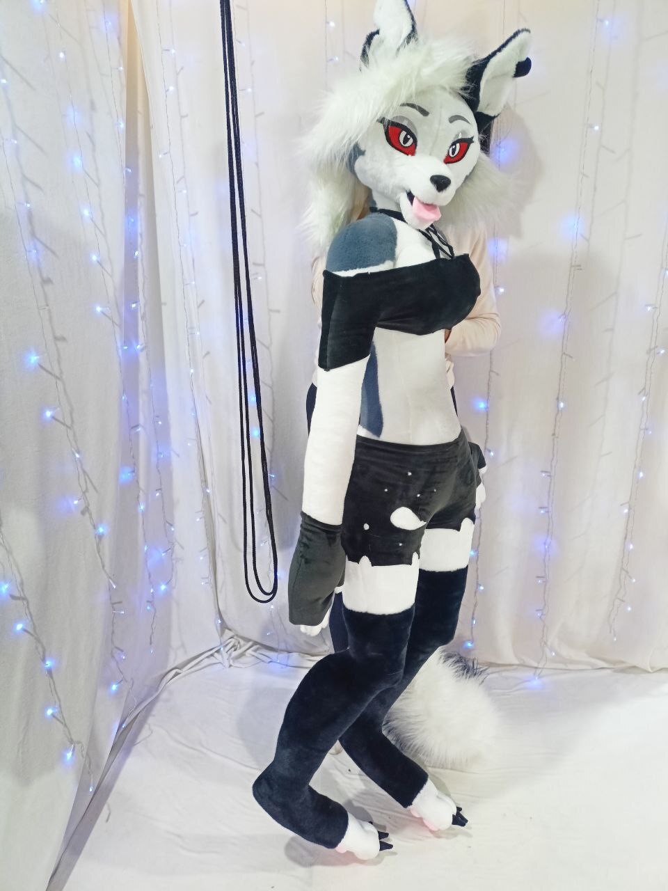 Gothic Wolf female - Kinky_Plush