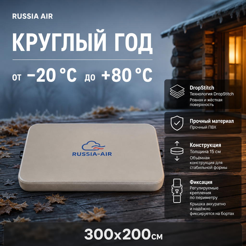 САП Крышка прямоугольная 300×200 см