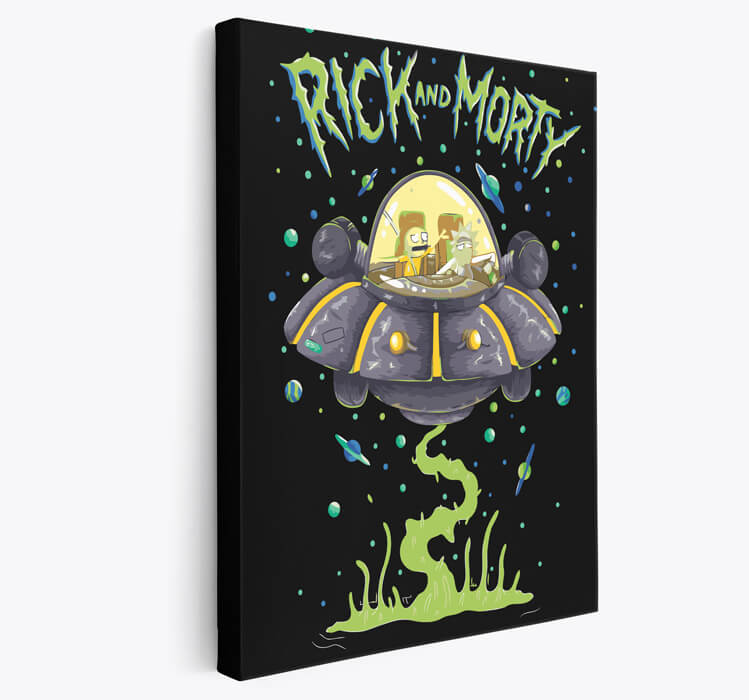 Картина по номерам рик и морти на тарелке от 450р с доставкой по РФ ...