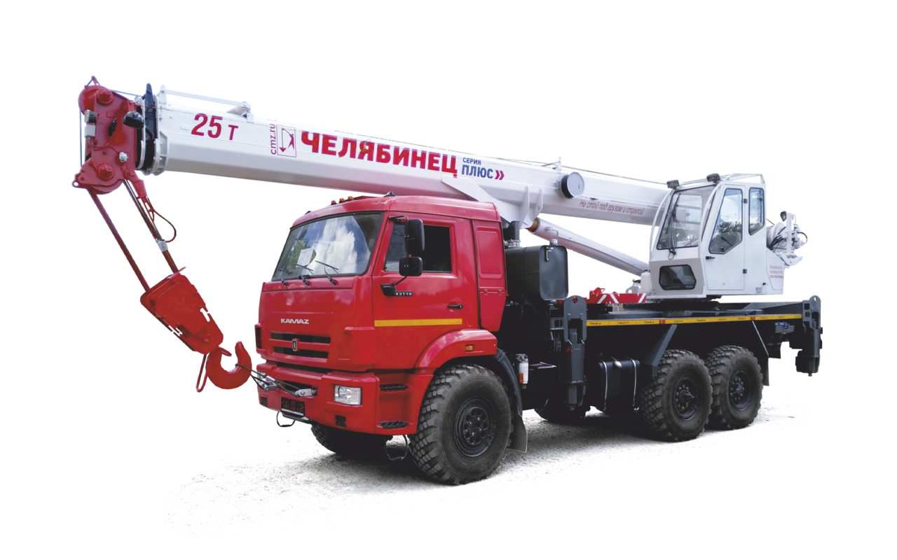 Автокран 25 тонн, вылет стрелы до 33 метров