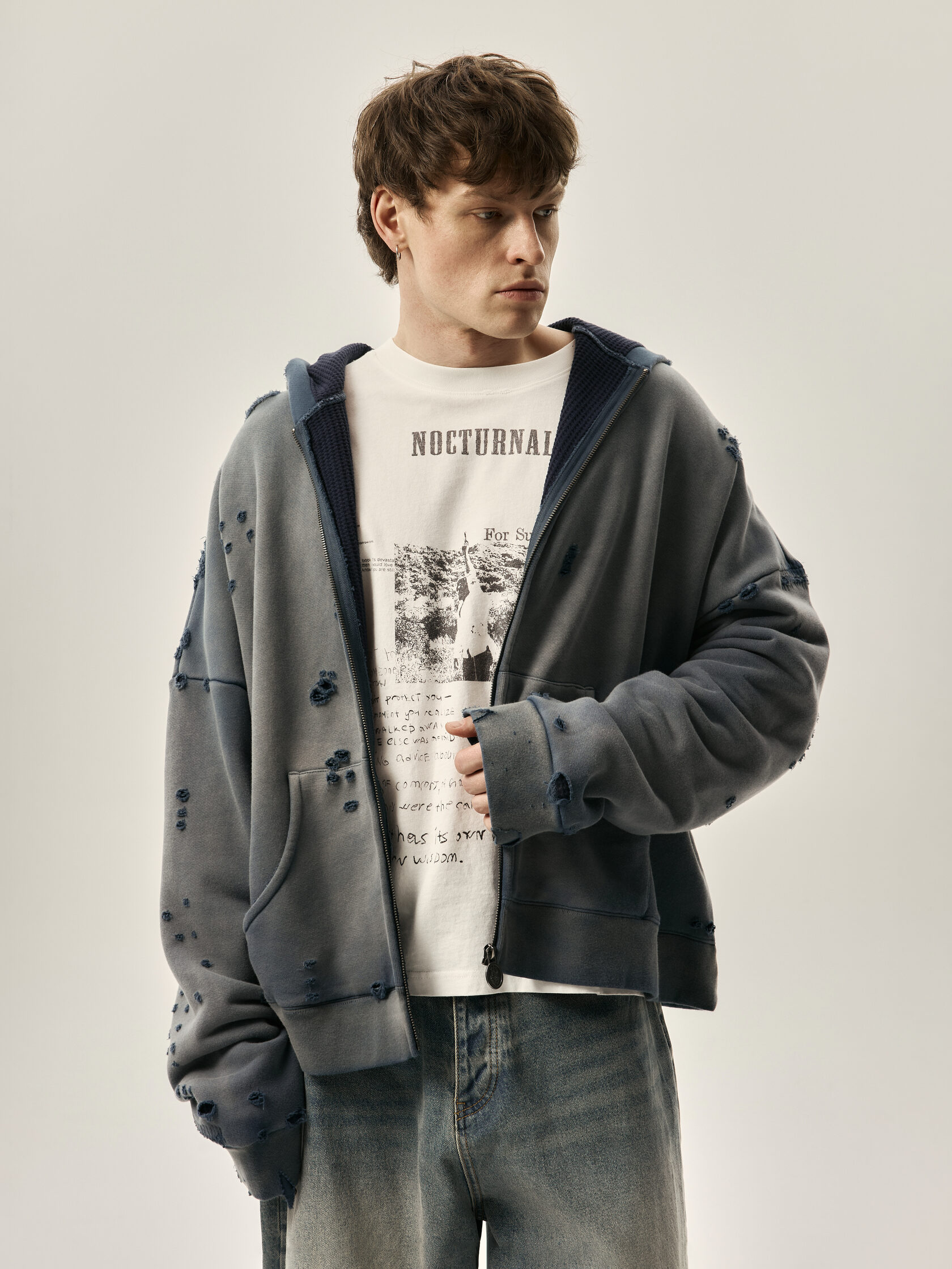 NAIPACHE: Худи UNDERBRIDGE FULL-ZIP