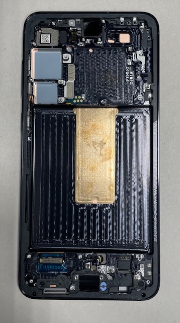 Дисплей с тачскрином Samsung (Самсунг) S23 plus / S916 (сервисный 100% оригинал) (черный) с рамкой