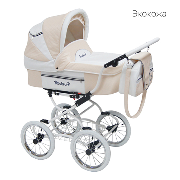 Универсальная коляска Reindeer Prestige Lily бежевого цвета (L3)