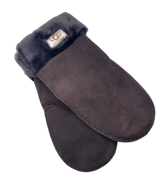 Женские варежки UGG Glove Чёрный — фото 2
