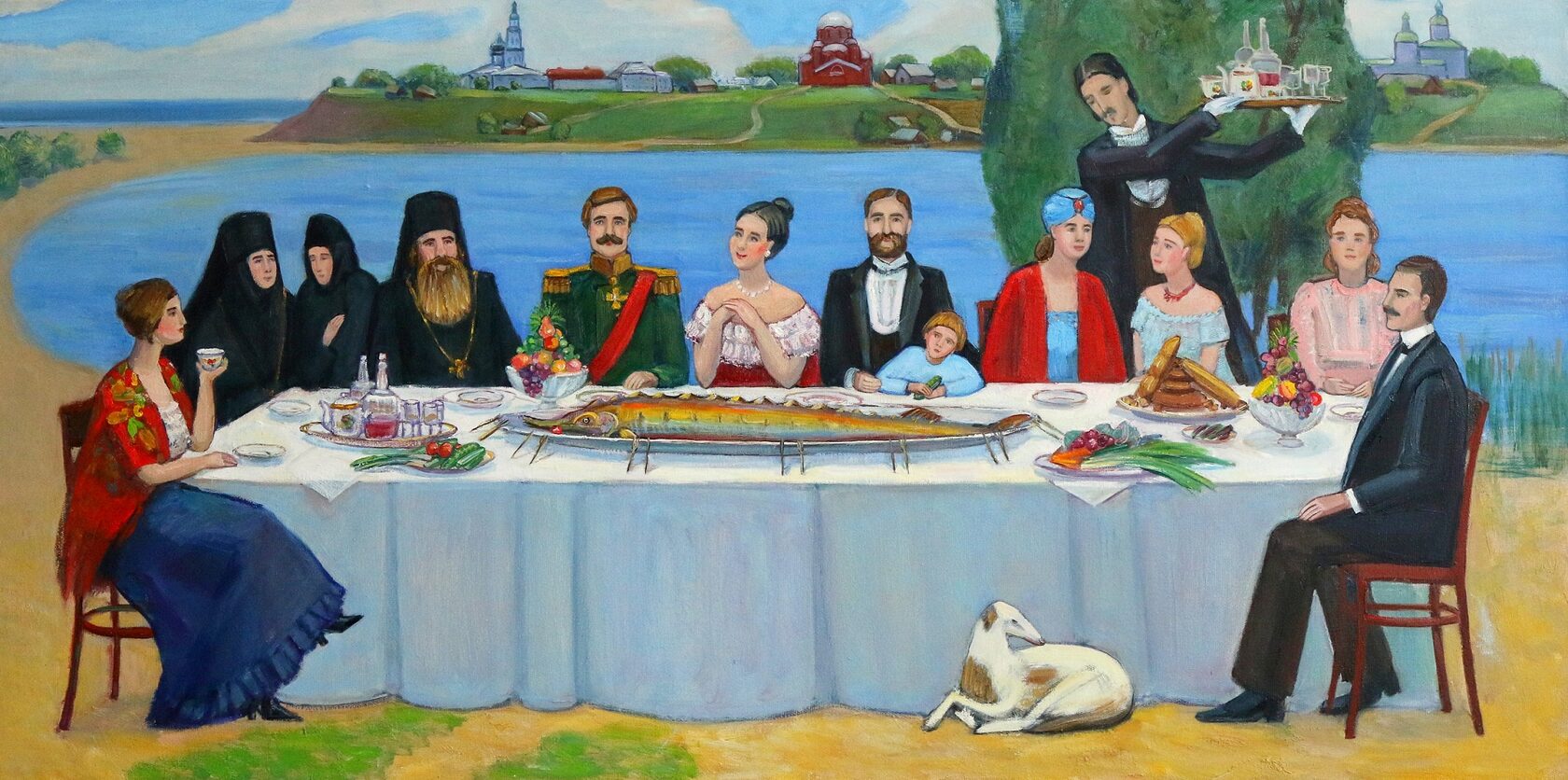 Картина трапеза русский музей