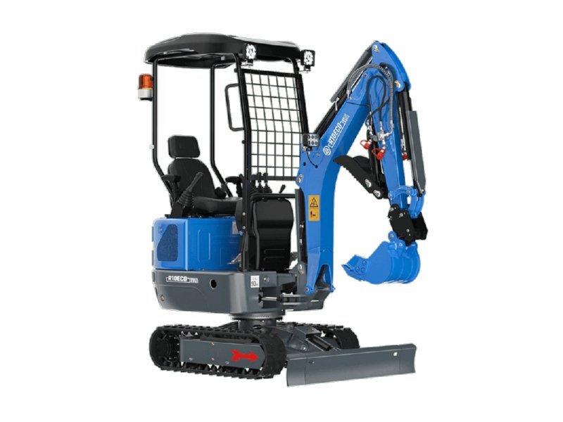 Мини-экскаватор Rippa R10 вид спереди